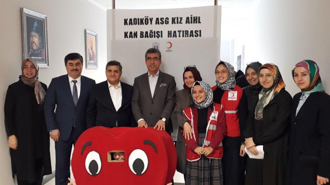 Ahmet Sani Gezici Kız Anadolu İmam Hatip Lisesinde Kan Bağışı Organizasyonu Gerçekleştirildi.