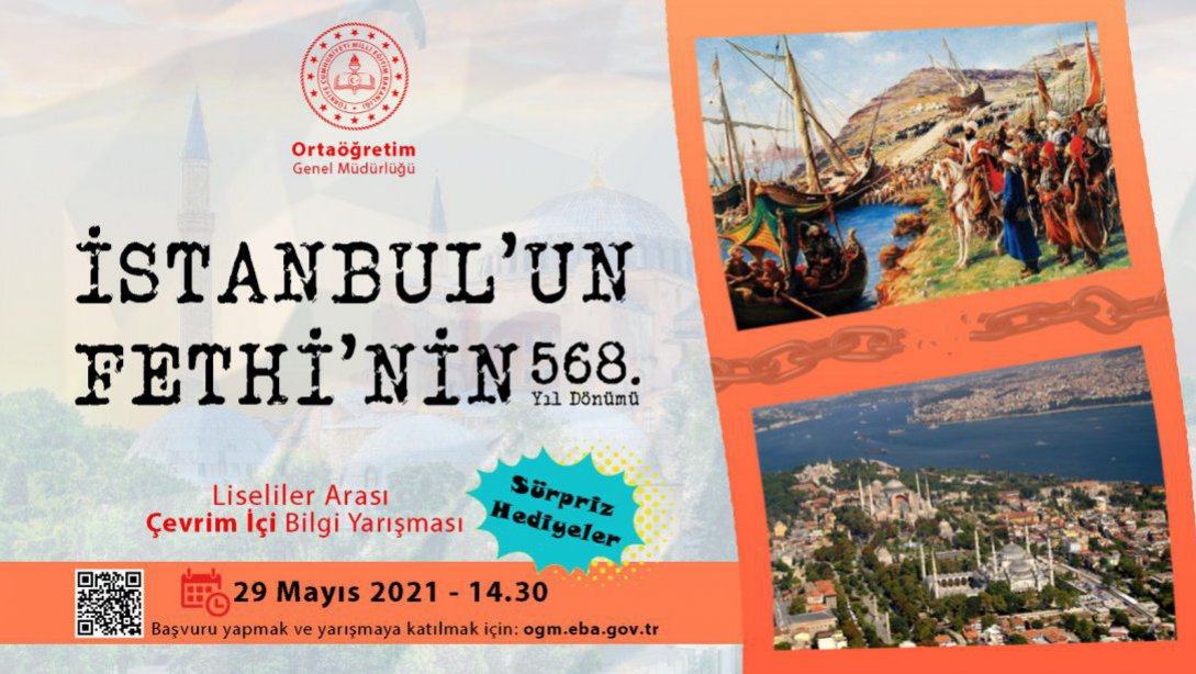 İstanbul'un Fethi Liseliler Arası Çevrim İçi Bilgi Yarışması
