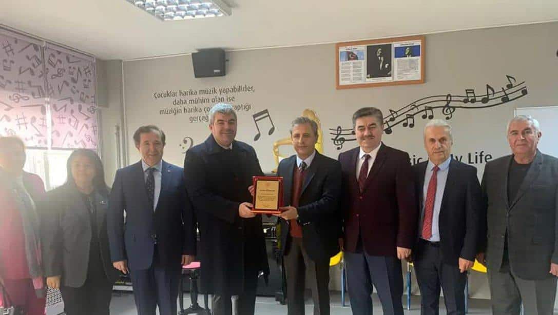 Mehmet Karamancı İlkokulu'nda Kütüphane ve Müzik Atölyesi Açılışları