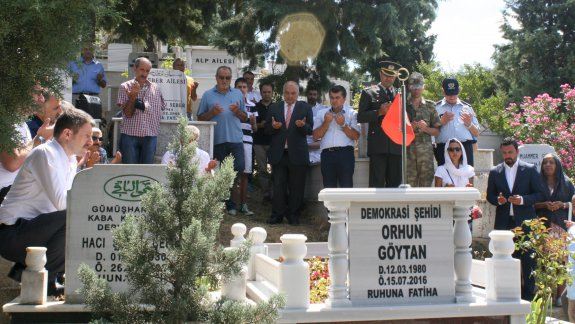 Kadıköy İlçe Milli Eğitim Müdürümüz Sadık ASLAN,15 Temmuz Şehidi, Şehit Orhun Göytanın Kabrini Ziyaret Ettiler.