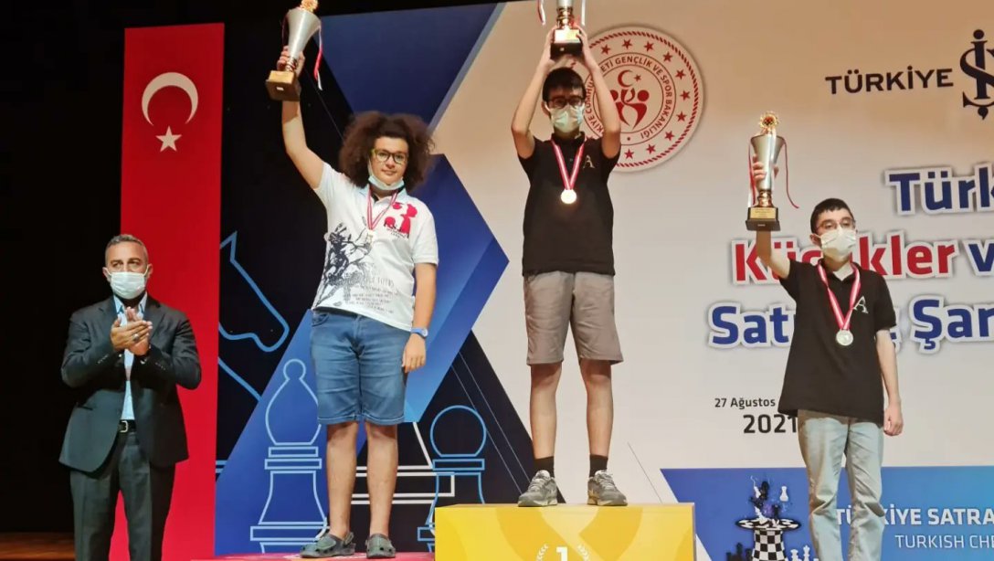 Kadıköy Atatürk Fen Lisesi Öğrencisi Seha ÇALIŞKAN'dan Satrançta Büyük Başarı
