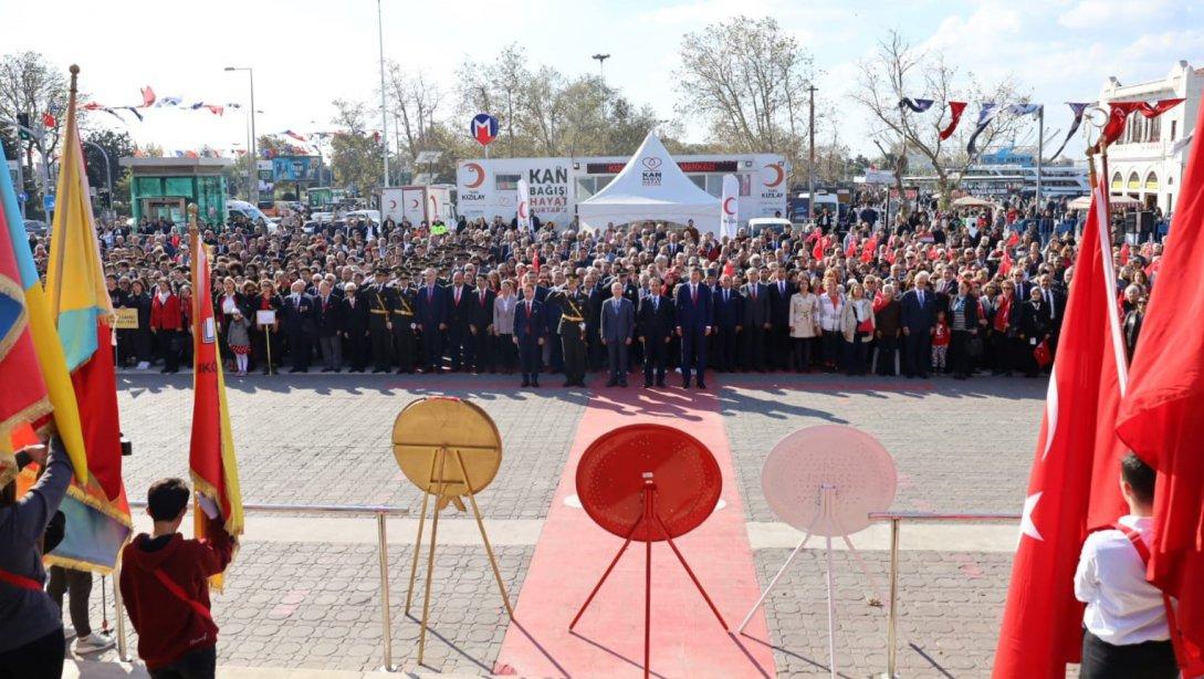 29 Ekim Cumhuriyet Bayramının 99.Yıl Dönümü Çelenk Sunma Töreni