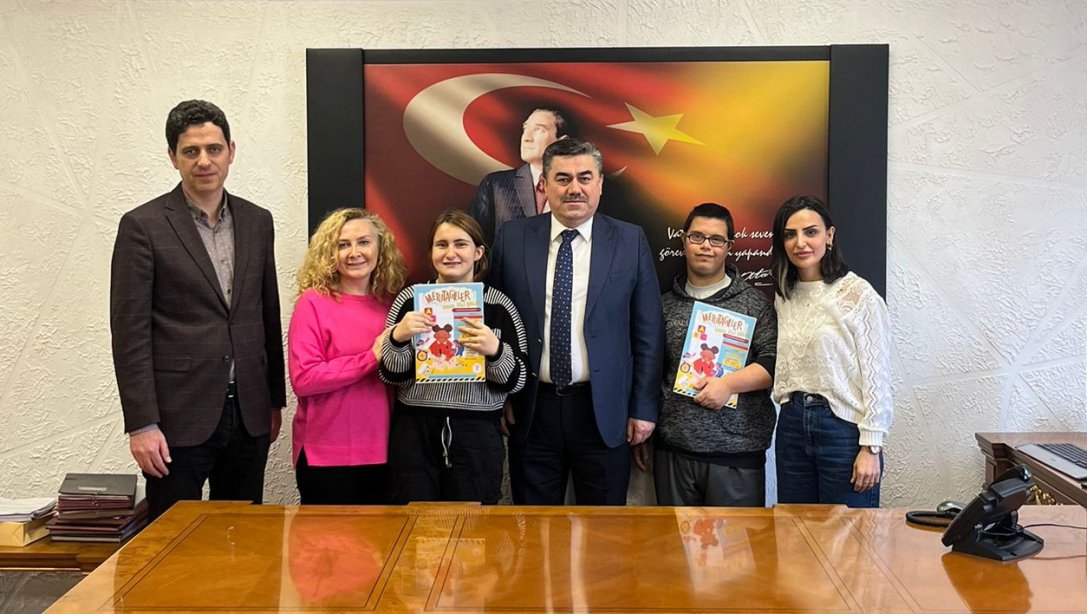  Mediha - Turhan Tansel Özel Eğitim Uygulama Okulu'nun Yönetici, Öğretmen ve Öğrencileri İlçe Müdürümüzü Ziyaret Etti