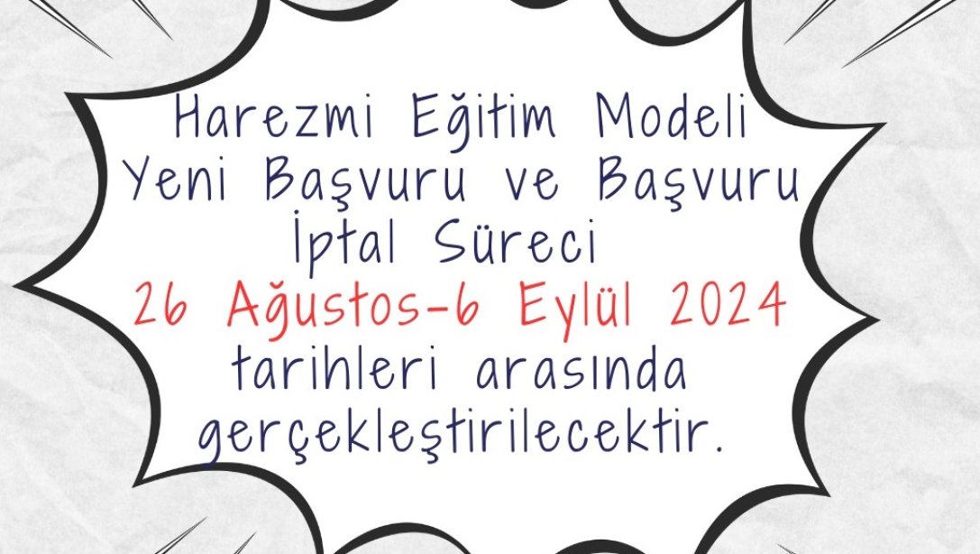 Harezmi Eğitim Modeli 