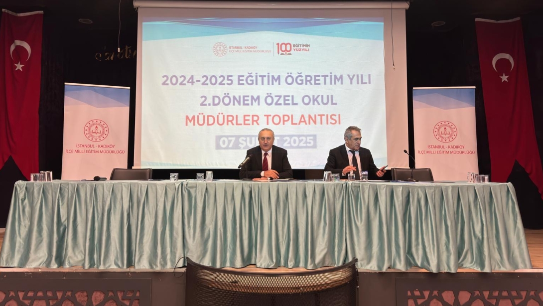 ÖZEL OKUL MÜDÜRLERİ TOPLANTISI GERÇEKLEŞTİRİLDİ